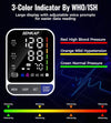 Blood Pressure Monitor, Auto Upper Arm Blood Pressure Monitors for Home Use, Large LED Screen with 9-17'' & 13-21'' Extra Large 2 BP Machine Cuff, 2x99 Memory, Voice Broadcast with USB Cable