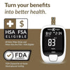 Keto-Mojo GK+ Blood Glucose Monitor Kit with 70 Test Strips – At-Home Testing Bluetooth Blood Sugar Meter with App Tracking