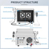 2026 New 3-in-1 Shockwave Therapy Machine + Ultrasound +Cold/Hot Therapy, Clinical-Grade All-in-One Rehabilitation Equipment for Plantar Fasciitis, Tendinitis, Vascular ED, 2 Year Protection