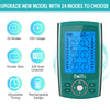 Belifu Dual Channel TENS EMS Unit 24 Modes Muscle Stimulator for Pain Relief Therapy, Electronic Pulse Massager Muscle Massager with 10 Pads, Dust-Proof Drawstring Storage Bag, Fastening Cable Ties