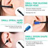 Ear Vacuum Wax Removal Tool, 6 Levels Electric Strong Suction Ear Vacuum Wax Remover, USB Charge Ear Cleaner Ear Wax Vacuum, Ear Wax Suction Remover Device for Adults and Kids (Grey)