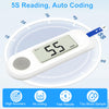 Blood Sugar Monitor,Glucose Monitor Kit with 50 Test Strips & 50 Lancets for Diabetes Testing, Blood Glucose Meter with Auto Eject, No Coding & Large LCD for Seniors
