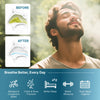 NASALFRESH MD Premium Bundle–Dual Powered Nasal Irrigation System Nasal Rinse and Wash, Sinus Decongestant Relief System, 60 Saline Packets, Case, Rechargeable, 2 Sets of Nose Pillows–Snoring Remedy