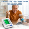 P PANACARE Blood Pressure Monitor, Upper Arm BP Machine for Home Use, 2×99 Memory, 3.4" Large Backlit Display, Adjustable Cuff (8–16 inches), Gray