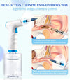 Smart Visual Ear Wax Removal Kit with Camera and Light,Professional Home Use HD Camera Ear Wax Removal，Vari Replacement Tips, Portable Ear Cleaning for iPhone, iPad, Android Phones (White)