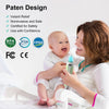 Electric Nasal Aspirator for Baby, Nose Sucker for Baby with IPX6 Waterproof, Self-Cleaning, Adjustable Nose Suction for Toddlers, Built-in Music & Light Soothing, Green