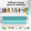 Betife Travel Pill Organizer Weekly 7 Day, Compact Daily Pill Box, Portable Medicine Case, Cute Pill Holder for Vitamins Supplements, Drawer-Shaped Pills Organizer