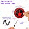 MMIW No More Stolen Sisters Missing Murdered Indigenous Badge Reel Woman Hands No More Stolen Badge Holder with Retractable Clip for RN LPN MA Medical Worker Teacher Doctor Accessories Gifts 2 Inches
