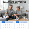 Blood Pressure Monitor, Upper Arm Blood Pressure Monitors for Home Use, Automatic Digital BP Machine, Adjustable Blood Pressure Cuff, High BP Monitor for 2 Users, Large LCD Display, Storage Bag
