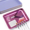 Practical Stainless Steel Manicure Equipment Tray Dental Tray False Nails Dish Tools Storage for Nails Accessories Beauty Tool Container