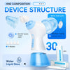Nasal Irrigation System, Electric Sinus Rinse Machine with 30 Salt Packets, Dual Water Tank Self-Cleaning and Automatic Waste Collection, Nasal Washer for Congestion & Sinus Care (Large)