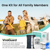 VivaGuard Talking Blood Glucose Monitor Kit, 100 Glucometer Strips & 100 Lancets, 1 Blood Sugar Monitor, 1 Lancing Device, Diabetes Testing Kit for Seniors and Home Use with Travel Case, No Coding