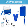 Polar Active Ice 3.0 | 9 QT Cold Therapy Ice Machine | Programmable Timer | Knee & Joint Pad | Cryotherapy Pain Relief System | Ace Bandage Style Compression
