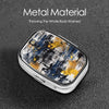 Square Round Pill Case Pirate Characters Pill Box Daily 2 Compartment Travel Pill Container for Pocket Purse Portable Medicine Cod Liver Oil Storage Box 2 Times a Day Pill Organizer