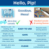 Pip Glucose Monitor Kit with 150 Test Strips and 160 Lancets - Complete Blood Sugar Testing Kit for Diabetes Care at Home | Includes Glucometer, Lancing Device, Travel Case & Diabetic Test Strips