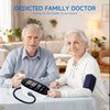 Upper Arm Blood Pressure Monitor for Home Use, Adjustable Large Cuff (Cuff 9" to 17") & LED Backlit Display, Voice Announcement Function, BP Machine Detects Irregular Heartbeat