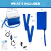 Polar Active Ice 3.0 | 9 QT Cold Therapy Ice Machine | Programmable Timer | Knee & Joint Pad | Cryotherapy Pain Relief System | Ace Bandage Style Compression