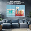 6 Pack Art Acoustic Panels Dental Health Dentist equipment clinic desk Decorative Sound Absorbing Wall Panels 72"x48" Noise Canceling Soundproof Padding Hospital Decor Clinic