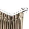 Curved Curtain Tracks, Flexible Curtain Rails, Curtain Accessories, Suitable For Hanging Curtains, Room Partitions, Rooms, Balconies(220cm)