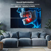 6 Pack Art Acoustic Panels Dental Health Dentist equipment clinic desk Decorative Sound Absorbing Wall Panels 72"x48" Noise Canceling Soundproof Padding Hospital Decor Clinic