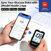 LinkSun G-427B Bluetooth Blood Sugar Testing Kit, 100 Test Strips, 100 Lancets, High Accuracy Blood Glucose Monitor, Lancing Device, Control Solution & Travel Diabetic Organizer Bag, Large Display, No Coding