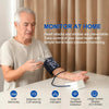 Blood Pressure Monitor for Home Use Automatic Arm BP Machine with Large Adjustable Cuff (8.6-17”) Bluetooth Heart Rate Monitor Digital BP Monitor 2x199 Readout 5.5” Large Screen for iOS & Android