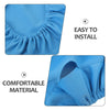 4pcs Protective Full Dental Chair Cover Doctor Seat Protector Elastic Protective Sleeve Headrest Backrest Protector Dentist Equipment Accessory Blue