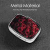 Square Round Pill Case Pirate Characters Pill Box Daily 2 Compartment Travel Pill Container for Pocket Purse Portable Medicine Cod Liver Oil Storage Box 2 Times a Day Pill Organizer