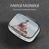 Square Round Pill Case Pirate Characters Pill Box Daily 2 Compartment Travel Pill Container for Pocket Purse Portable Medicine Cod Liver Oil Storage Box 2 Times a Day Pill Organizer