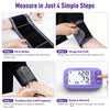 Blood Pressure Monitor for Home Use, Large Upper Arm Blood Pressure Cuff with Backlight, Automatic Digital BP Machine for Seniors, Heart Rate Monitor & Storage Bag (Purple)