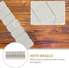 Portable Medicine Box 3pcs Set with 7 Compartments Weekly Pill Organizer Gray White, Stackable Pill Storage Case for Travel and Outdoor Use