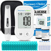 Blood Glucose Monitor Kit, 100 Glucometer Strips，1 Blood Glucose Meter, 1 Lancing Device, Diabetes Testing Kit，Glucometer for Home Use