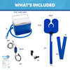 Polar Active Ice 3.0 | 9 QT Cold Therapy Ice Machine | Programmable Timer | Knee & Joint Pad | Cryotherapy Pain Relief System | Ace Bandage Style Compression