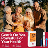 Pursonic Blood Glucose Monitor Kit with Bluetooth – Fast 5-Second Blood Sugar Monitor – Includes Glucose Meter, Lancing Device, 50 Test Strips, 50 Lancets, Carry Bag, LCD Display