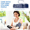Upper Arm Blood Pressure Monitor for Home Use, Adjustable Large Cuff (Cuff 9" to 17") & LED Backlit Display, Voice Announcement Function, BP Machine Detects Irregular Heartbeat