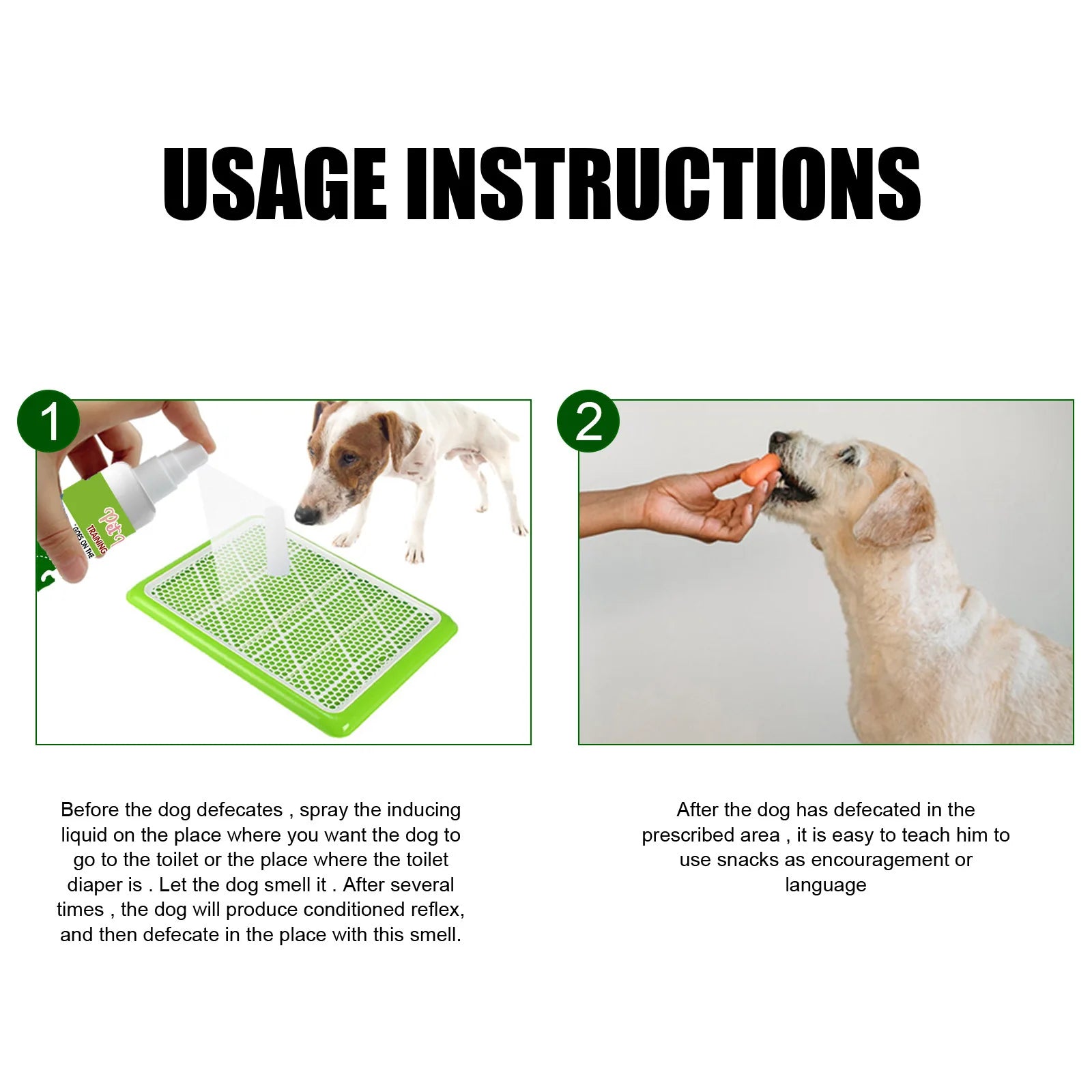 Yegbong 30ml Pet Toilet Training Spray Dog Poops Cat Pee Positioning Defecation Scent Stool Location Pet Potty Training Spray
