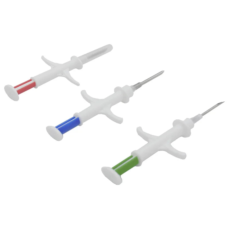 100pcs 2.12X12/1.4X8mm/1.25x7mm microchip+syring dog cat pic cow animal chip EM4305 134.2khz