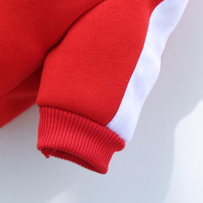 Manufacturer Customizes Pet Clothes for Autumn and Winter, Warm Trendy Brand Sweatshirts with Letters for Dogs and Cats, Small, Medium and Large Dog Supplies