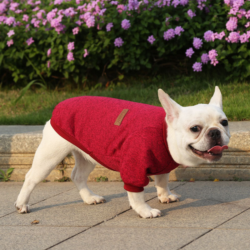 Manufacturer Customizes French Bulldog, Pug, Dog, Cat, Pet Clothes, Autumn and Winter Sweatshirts, Two-Legged Clothing Supplies, Yarn