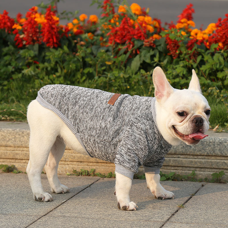 Manufacturer Customizes French Bulldog, Pug, Dog, Cat, Pet Clothes, Autumn and Winter Sweatshirts, Two-Legged Clothing Supplies, Yarn