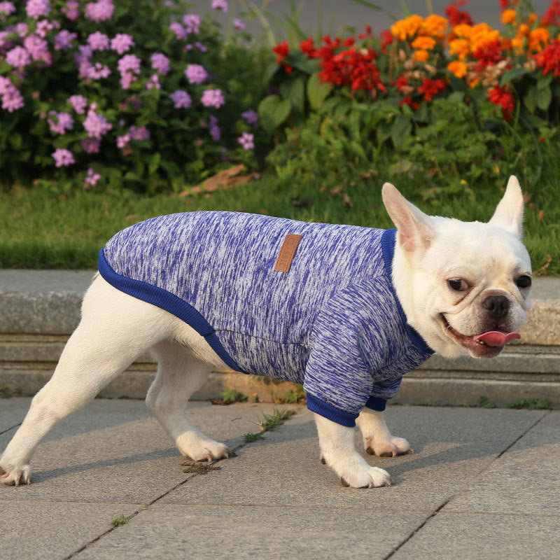 Manufacturer Customizes French Bulldog, Pug, Dog, Cat, Pet Clothes, Autumn and Winter Sweatshirts, Two-Legged Clothing Supplies, Yarn