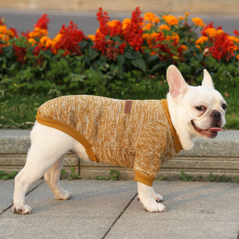 Manufacturer Customizes French Bulldog, Pug, Dog, Cat, Pet Clothes, Autumn and Winter Sweatshirts, Two-Legged Clothing Supplies, Yarn