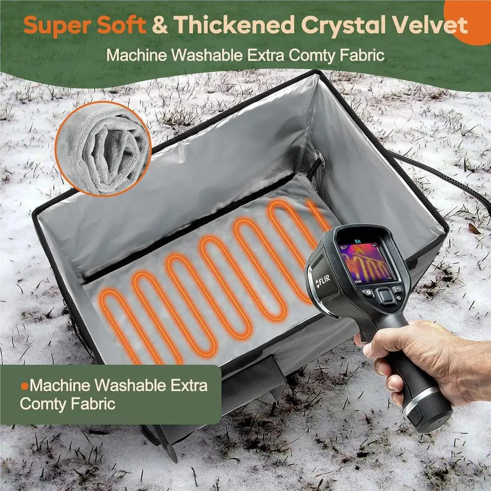 Durable Weatherproof Outdoor Cat House for Winter, Insulated Shelter for Medium Cats and Strays