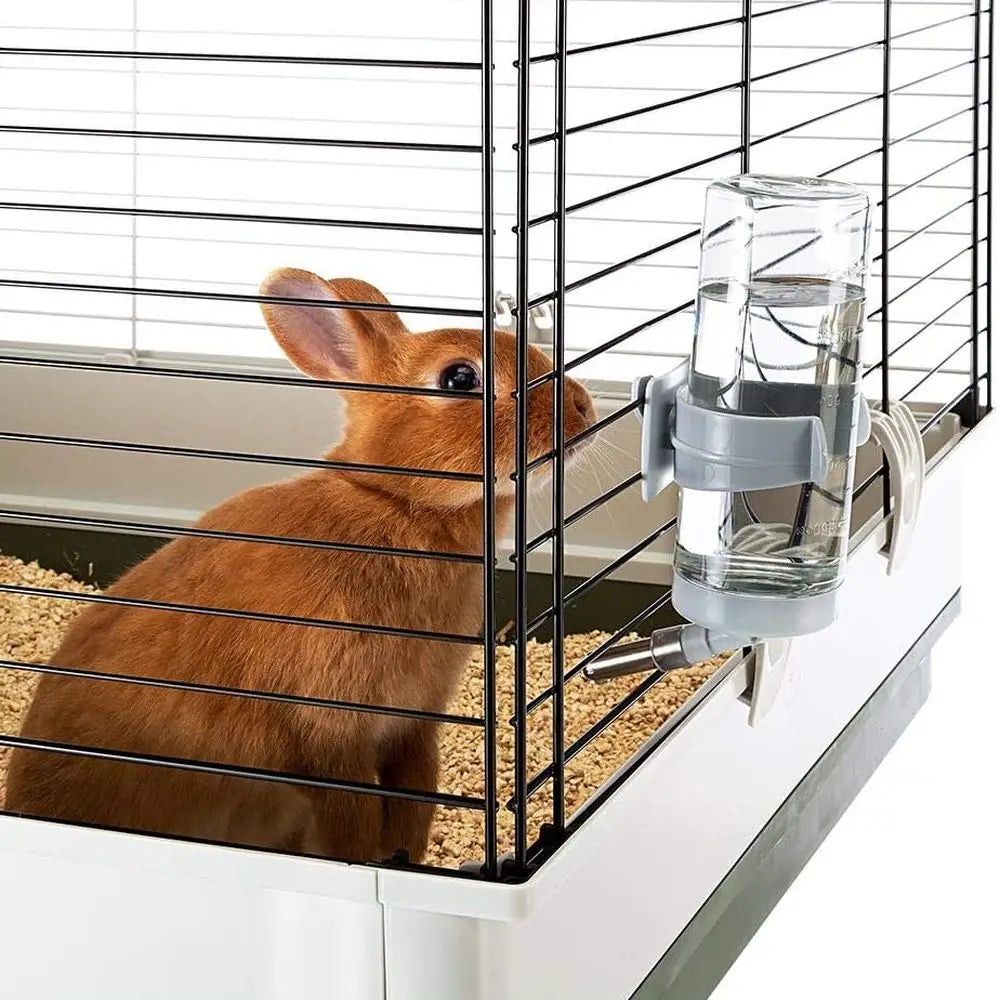 Krolik Green Rabbit Cage Deluxe | Rabbit Cage Includes All Accessories & Measures 39.4L x 23.6W x 19.7H & Includes All Accessori