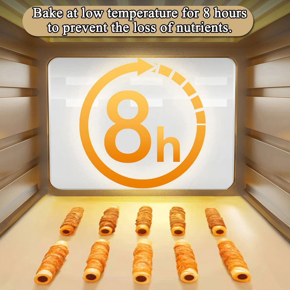 Cowhide Wrapped in Duck Beef Filling Dog Treats for Medium, & Large Dog - Made with Chicken and Cowhide - High Protein