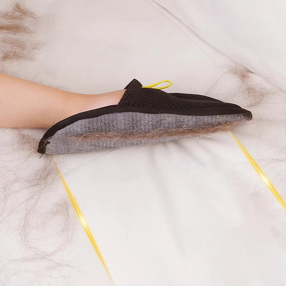 Pet Grooming Gloves Hair Remover Brush Pet Hair Remover Gloves for Dog Cat Rabbit with Long/Short/Curly Hair