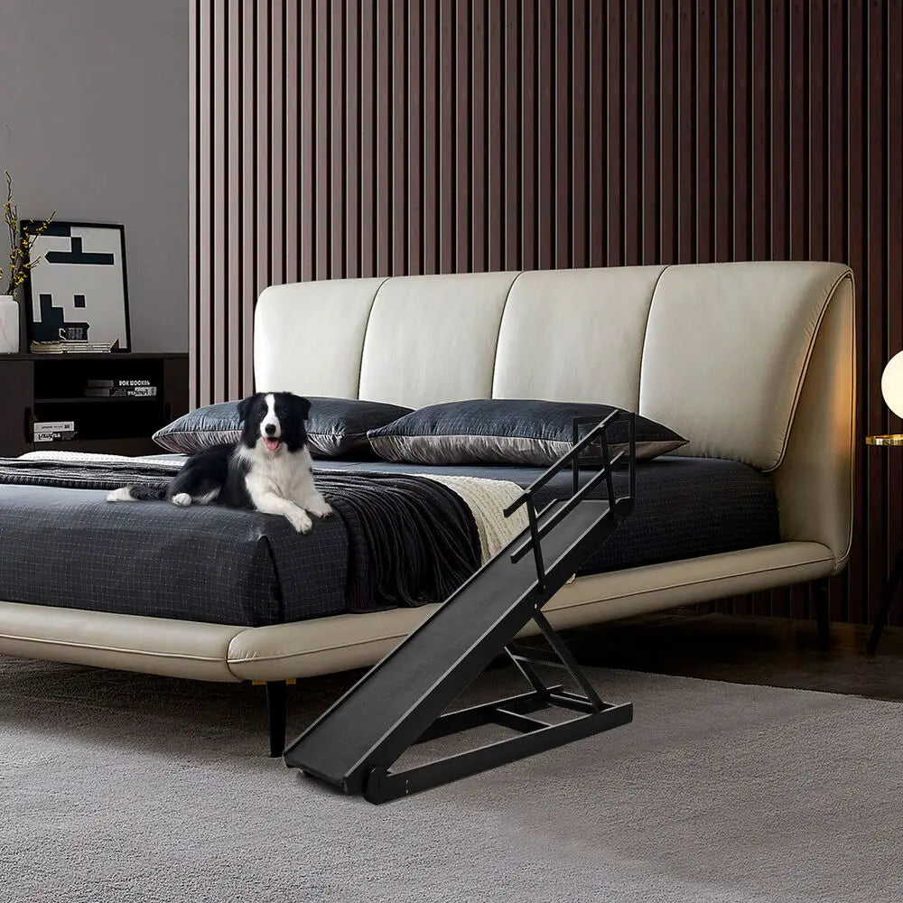 Dog Ramp For Bed Car Couch Truck Folding Pet Ramp Stairs Suit Small & Large Dog