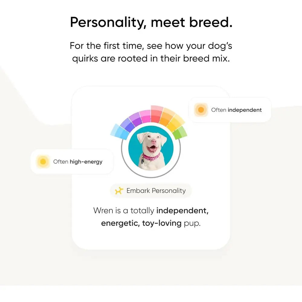Embark Breed & Health Kit - Dog DNA Testing Kit - Discover Breed, Ancestry, Relative Finder, Genetic Health, Traits, Allergy Ris