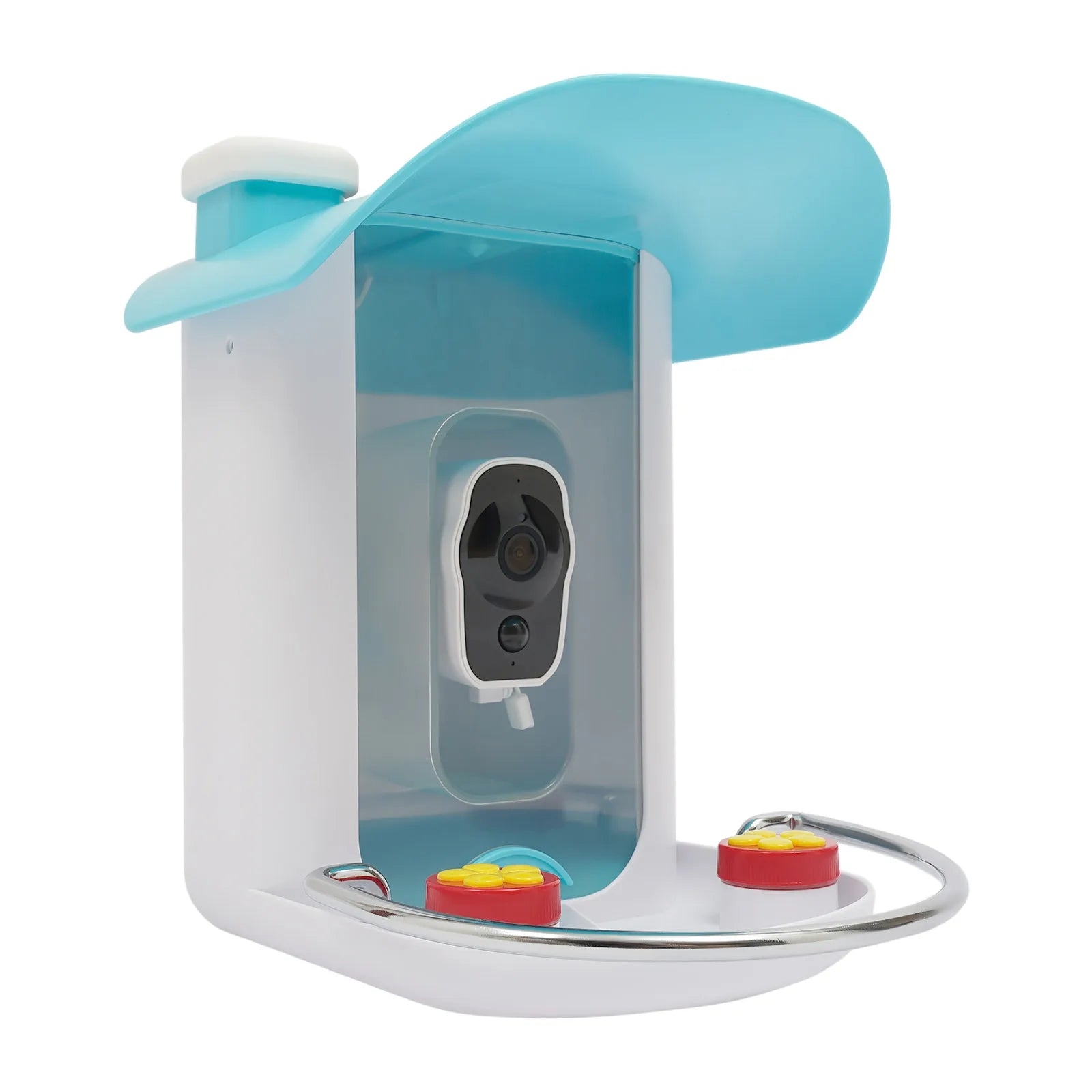 Smart Bird Feeder with Camera, Bird House for Outside, Bird Auto Capture with Solar Panel Can Attract Sparrows, Hummingbirds