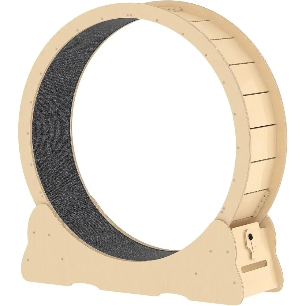 Extra-Large Silent Indoor Cat Exercise Wheel with Removable Carpet, 46 for Feline Fitness & Fun